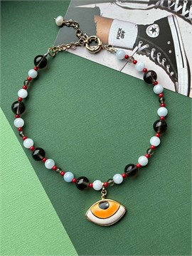 Колье со стеклом 910К