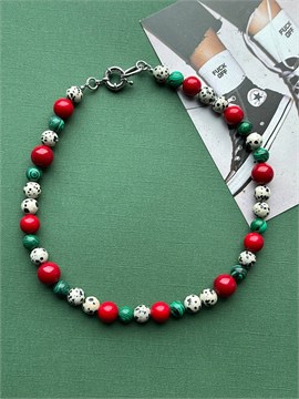 Колье из камней 713К