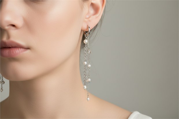 Серьги WAVE PEARL 046S