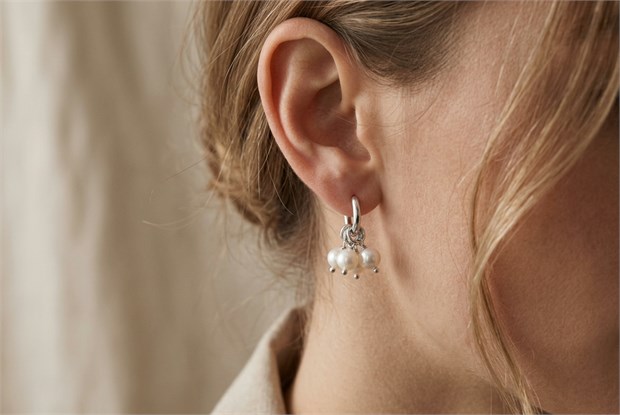 Серьги ГРОЗДИ SILVER 029S